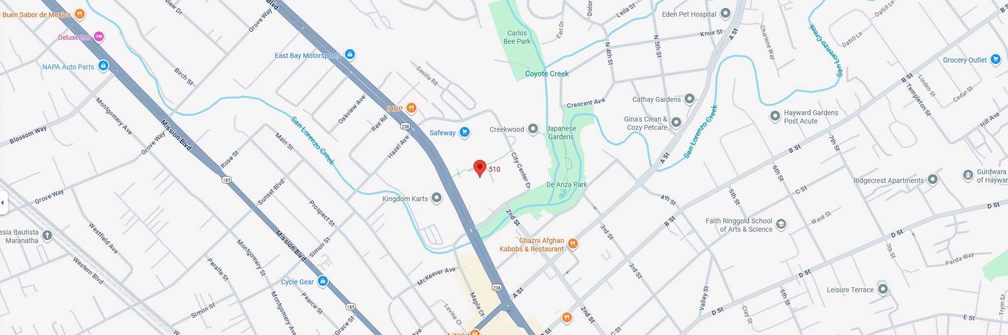 22320 Foothill Blvd., Ste 510 Hayward, CA 94541
